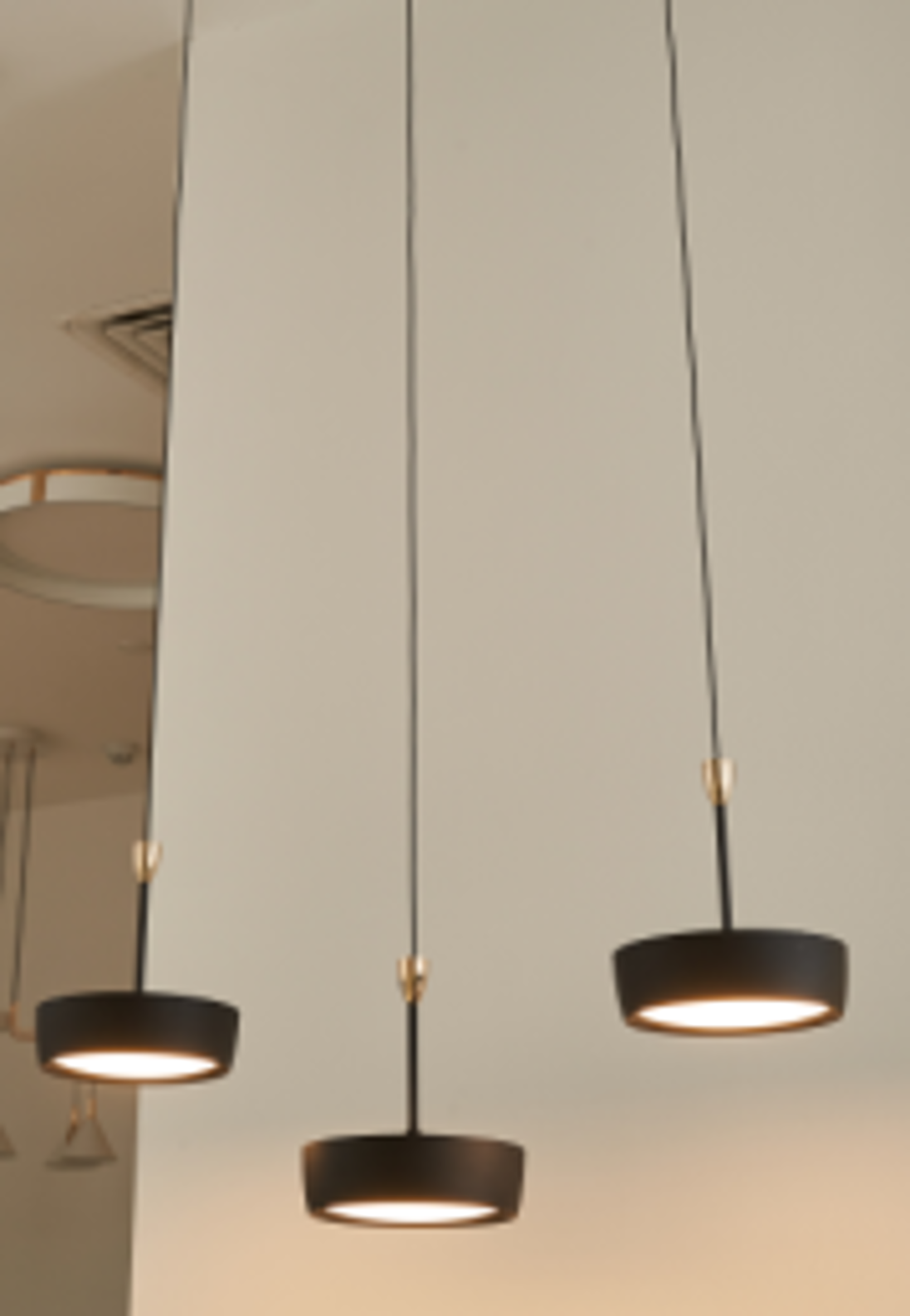 Triple Pendant Light - Black