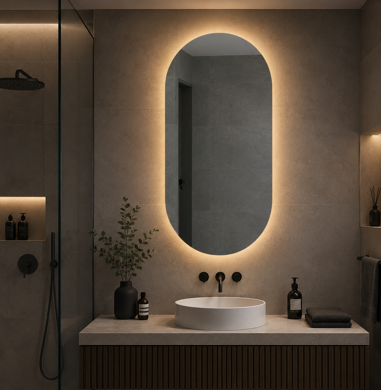Lumi Arch LED  Mirror