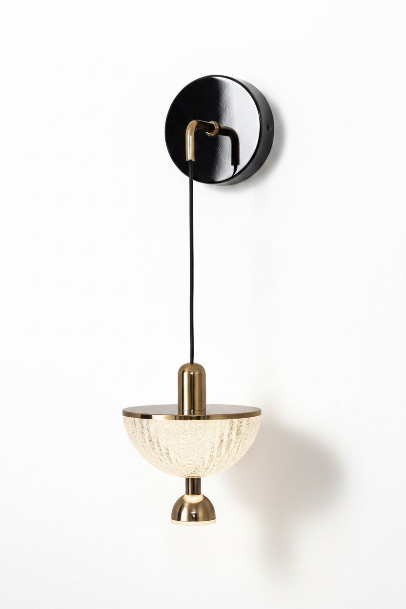Crystal Wall Light - Gold