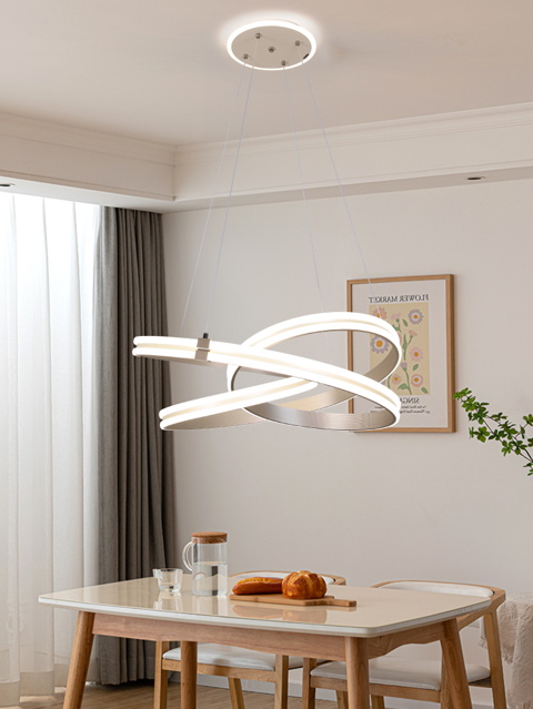 Ethereal Ribbon Led Chandalier /GD 15