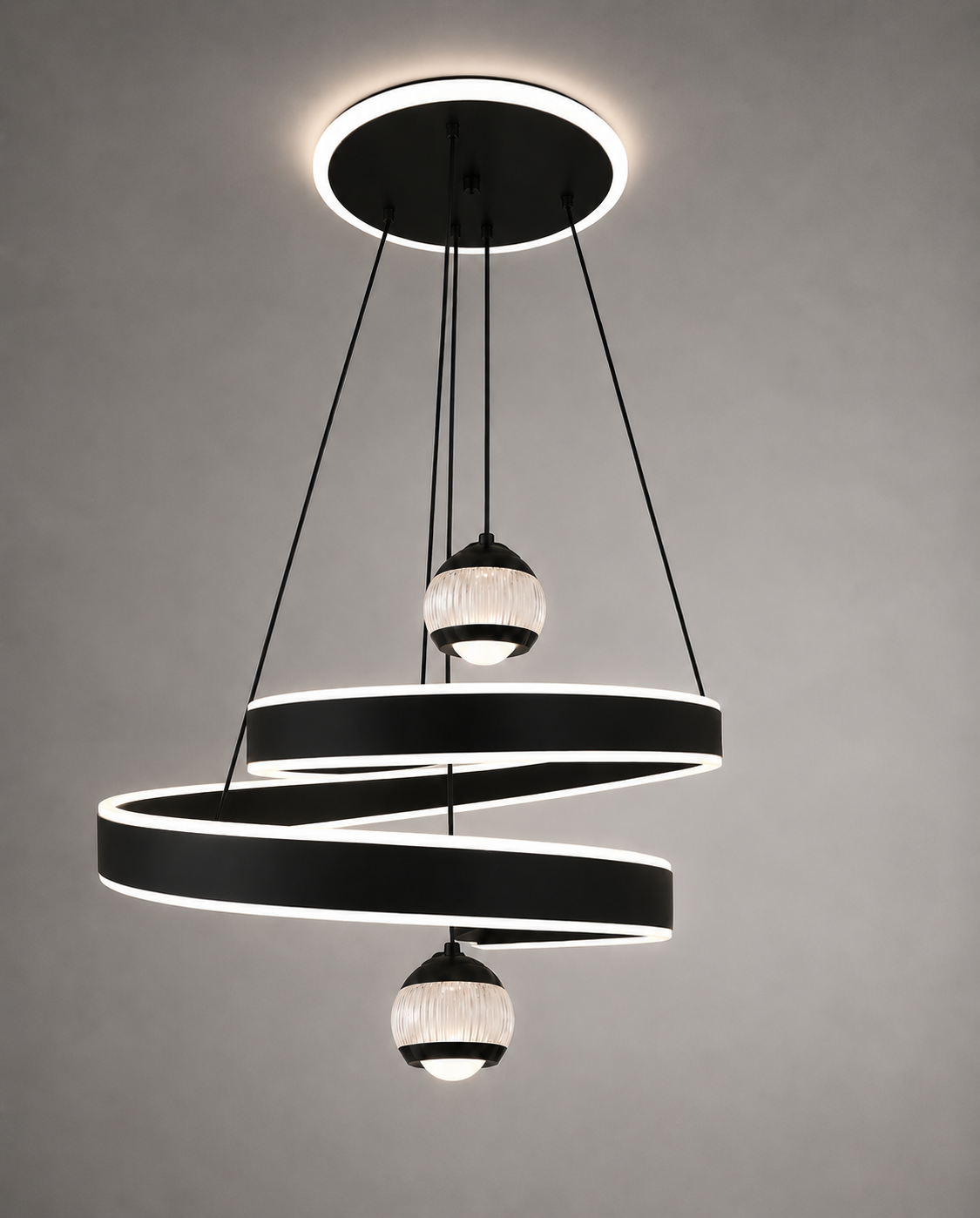 Starlit Swirl Chandelier