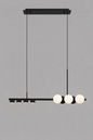 Crystal White Ball Horizontal - Black