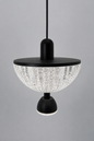 Crystal Single Pendant - Black