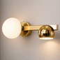 Twin Horizontal Wall Light - Gold