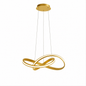 Ethereal Ribbon Led Chandelier - Gold