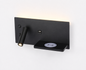 Spot Charger Wall Light (Right) - Black