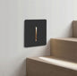 Square Thin Wall Light- Black