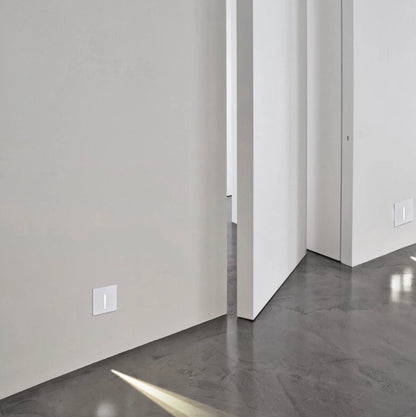Square Thin Sensor Wall Light - White