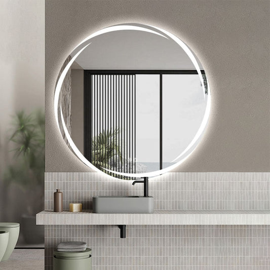 Swirl LED Mirror